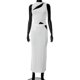 thumbnail image 4 of Falda Conjuntos de falda de 2 piezas para mujer Ahueca hacia fuera Bodycon Tops Falda Color sólido Traje diario Ygjytge M Blanco para Mujer, 4 of 9
