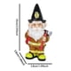 thumbnail image 3 of Billuyoard Estatua de hombre viejo enano, sombrero negro, esculturas de resina de bombero, artesanía de resina para hombre viejo, estatua de jardín, Decoración del hogar Billuyoard HA037583-00, 3 of 6