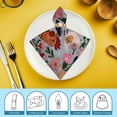 thumbnail image 6 of WYYP Flowers Cloth Napkins Polyester Home Decor Gift 2 PCS, 6 of 7