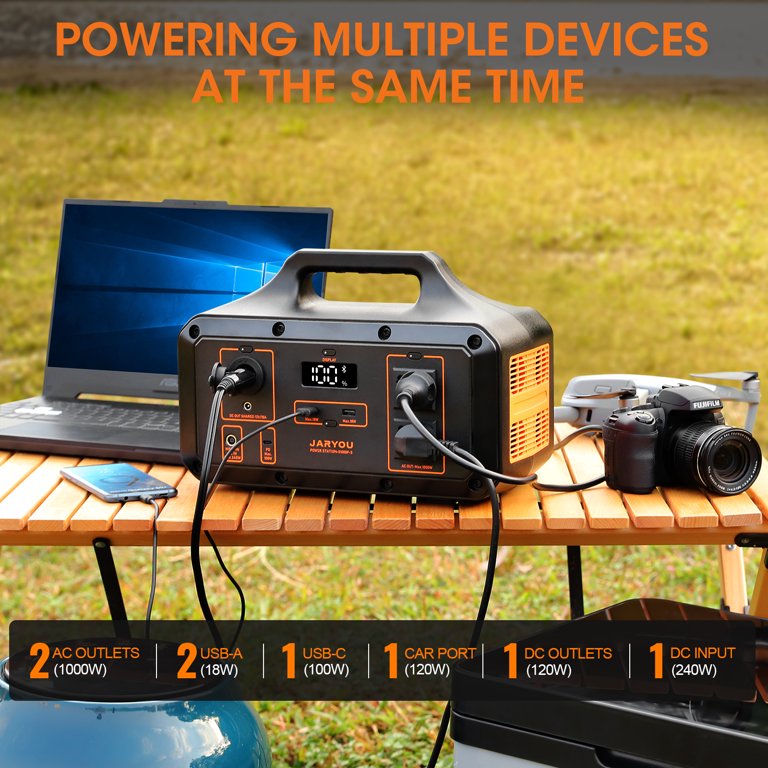 1021Wh 1000W Portable Power Station