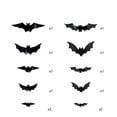 thumbnail image 2 of SDJMa Halloween Decorations Bat Spider LED Lights - Set of Bat Spider Indoor Decorative Lights 5 Sizes Bat Spider Decorative Stickers - Can be Used for Halloween Decorations Party Supplies (12PCS), 2 of 4