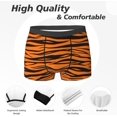 thumbnail image 2 of SEVEBJ Tiger Skin Pattern Mans Boxer Briefs Knickers Elastic Underpants Breathable Panties, 2 of 6