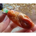 thumbnail image 3 of Certified Red Burma 100% Natural A Jade jadeite Pendant Dragon Pi Xiu Snake 675474 TN, 3 of 11