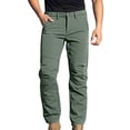 thumbnail image 2 of lcziwo Mens Pants Multi Pocket Waterproof Golf Fishing Hiking Pants Casual Camping EDC Straight Leg Sweatpants Green S, 2 of 10