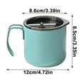 thumbnail image 3 of JingChun Coffee Mug with Handle, Stainless Steel Travel Coffee Mug with Lid, Vacuum Metal Coffee Cup, Coffee Tumbler Powder Coated, 3 of 6
