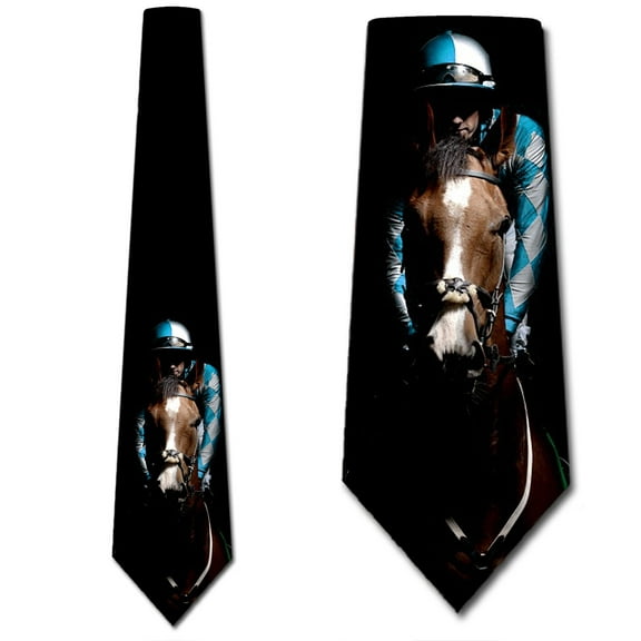 Horse Racing Ties Mens Jockey Necktie by Three Rooker
