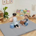 thumbnail image 2 of - Tapete de espuma para bebé, tapete de juego plegable para zona de juego, tapete acolchado para sala de juegos de niños, alfombra gruesa de felpa plegable para habitación de bebé, tamaño, 2 of 5
