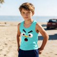 thumbnail image 2 of Camisola de Niños Pequeños 3-15 Años sin Mangas Tela Suave Impresión de Gradiente para Ocasión Casual Casa Boda Fiesta Foto, 2 of 7