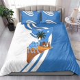 thumbnail image 3 of Somalia Bedding Set with Camel Desert Map Palm Tree Heritage Spirit TS04, 3 of 7
