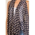 thumbnail image 3 of Open Front Draped Sheer Lightweight Cardigan Long Vest Little Bird Print, 3 of 3