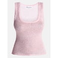 thumbnail image 5 of No Boundaries Sequin Sweater Tank Top, Women's and Women's Plus XXS-4X, 5 of 5