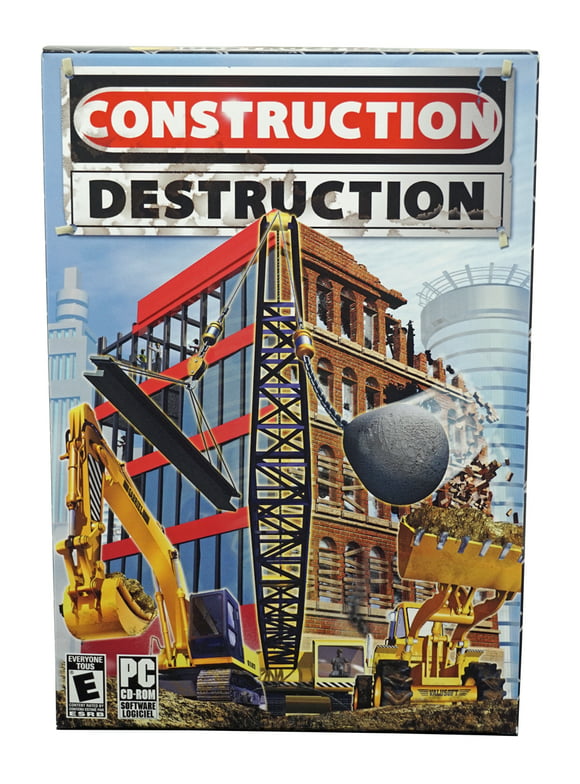 Construction Destruction PC CDRom - Be the Boss of Your Own Construction Company