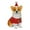 A-9A-clearacne, variant on OEFNTAC Decorations Cute Dog Figurine Set Christmas Hat Corgi Bichon Labrador Ornaments Festive Decoration Gift Christmas Tree Decorations