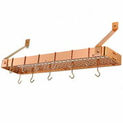 Old Dutch Cookware Rack with Grid, Satin Copper