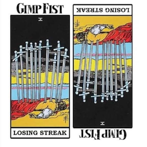 Gimp Fist Losing Streak (Vinyl Record) 12" Album Coloured Vinyl