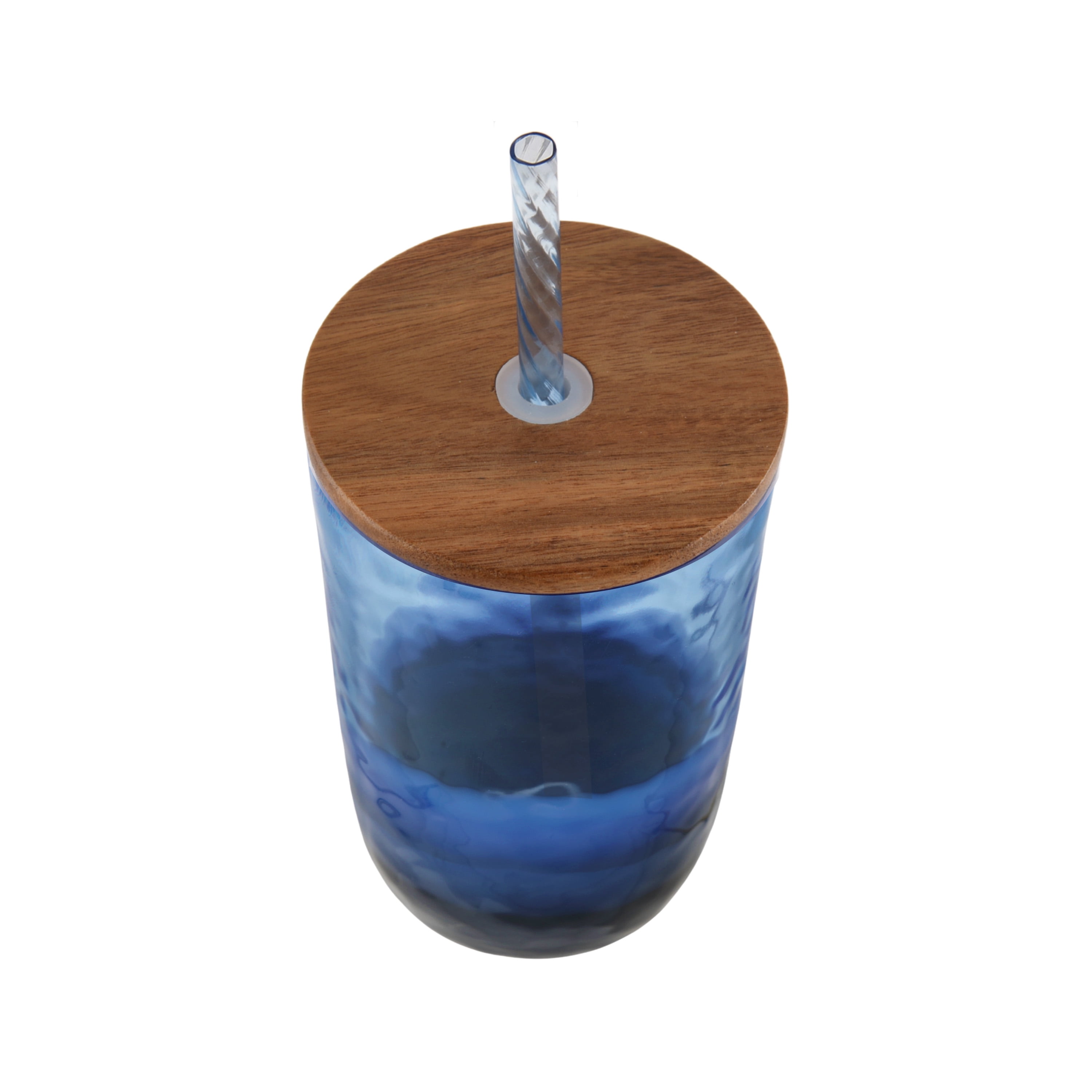 Beautiful 21-Ounce Acrylic Colorblock Sipper Tumbler With Lid and Straw, Multi-Color by Drew Barrymore