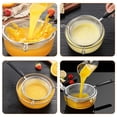 thumbnail image 2 of Colador de cocina de acero inoxidable de malla fina con asa para filtrar aceite, arroz y té (malla 40), 2 of 7