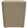 thumbnail image 4 of vidaXL Patio Table with Removable Lid Light Brown Polypropylene, 4 of 7