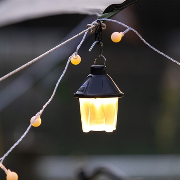 YgkuHd Multifunctional Pinecone Camping Light Portable Tent Light Type-C Rechargeable Camping Light Hanging Light Clearance