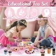thumbnail image 4 of DEBGFS 38 Pieces Unique Pretend Interactive Tea Party Set for Girls Childrens, 4 of 7