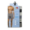 thumbnail image 4 of Fruit of the Loom Men's EverLight Black and Gray Boxer Briefs, 3 Pack, 4 of 9
