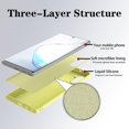 thumbnail image 4 of Galaxy Note 10 (2019) Case, Silky-Soft Touch Full Body Protection Shockproof Cover Case with Soft Microfiber Lining Cushion Shockproof Cover for Galaxy Note10 6.3" Yellow, 4 of 13