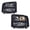 Smoky lens Black Housing Clear Reflector, variant on PIT66 Headlights, Fit for 99-04 Ford F250 F350 F450 F550 Super Duty/00-04 Ford Excursion Smoky lens Black Housing Amber Reflector with Harness