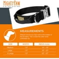 thumbnail image 2 of Mighty Paw Tactical Dog Collar with Built-in Handle for Medium to Extra Large Dogs, Black, 2 of 9