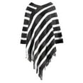 thumbnail image 4 of LOVZFMLL Cardigans Cardigan pour Femmes Mode Femmes Hiver Bouton Uni Capes Tricotées Manteau, 4 of 4