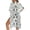 Tropical Leaves, variant on Xoenoiee Tropical Hibiscus Flower Pattern Women Swimsuit Cover Up Half Sleeve Boho Bathing Suit Coverups Skin Friendly Kimonos Cardigans for Swimwear