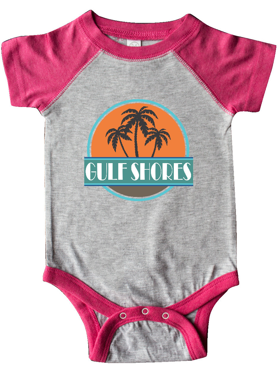 INKtastic Gulf Shores Alabama Vacation Infant Creeper