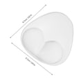 thumbnail image 4 of KAKOWELY silicone pads 1 Pair Push Up Bra Pads Inserts Silicone Bra Inserts Removable Cups Breasts Enhancer Inserts Bikini Padding Inserts For Sports Bra Swimsuit, 4 of 4