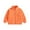 Orange, variant on WRKEKC Kids Fleece Jacket Solid Color Full Zip Jacket for Boys Girls 9M-7 Years Soft Warm Cozy Casual Outerwear Fall Winter Jackets with Pocket