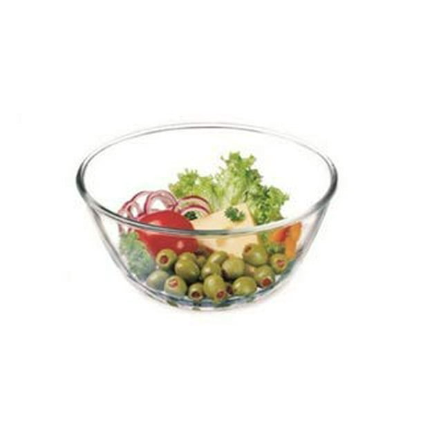 Simax Glassware 2.6 Quart (10.4 Cup) Glass Mixing Bowl Heat, Cold, and Shock Resistant