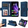 thumbnail image 2 of Funda GANGXUN para OPPO Reno 14 5G con diseño acolchado elegante, cuero PU, protección total y ajuste preciso, 2 of 5