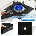 thumbnail image 2 of Fridja Universal Reusable Gas Range Stove Top Burner Protector Liner Cover For Cleaning, 2 of 6
