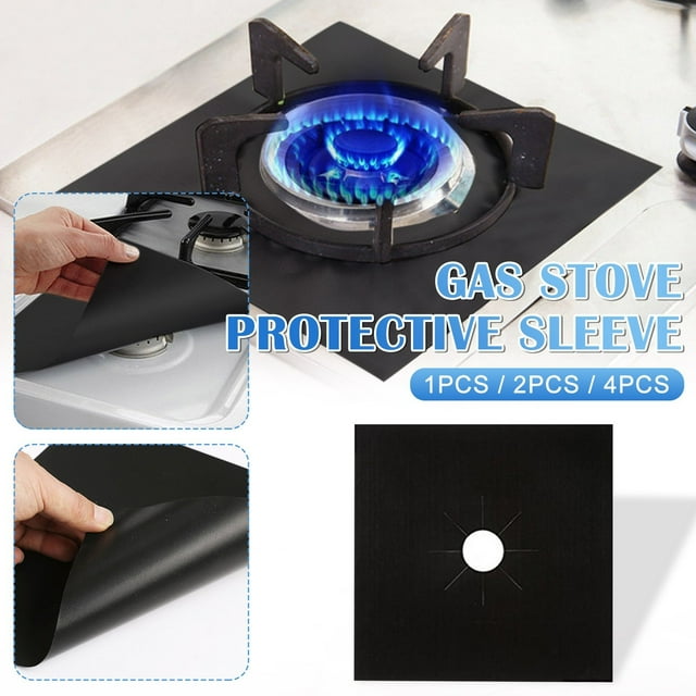 Kadlawus 1Pcs Stove Top Protector Reusable, Gas Range Liner Cover for Burner, Fiberglass Mat for Cleaning, Cooktop Protector for Kitchen