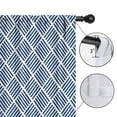 thumbnail image 4 of Blackout Kids Curtains,Blue Geometric Striped Pattern Childrens Insulated Curtains Set Of 2,Bedroom Essentials,Toddler Room Decor 42x84in(106x213cm), 4 of 5