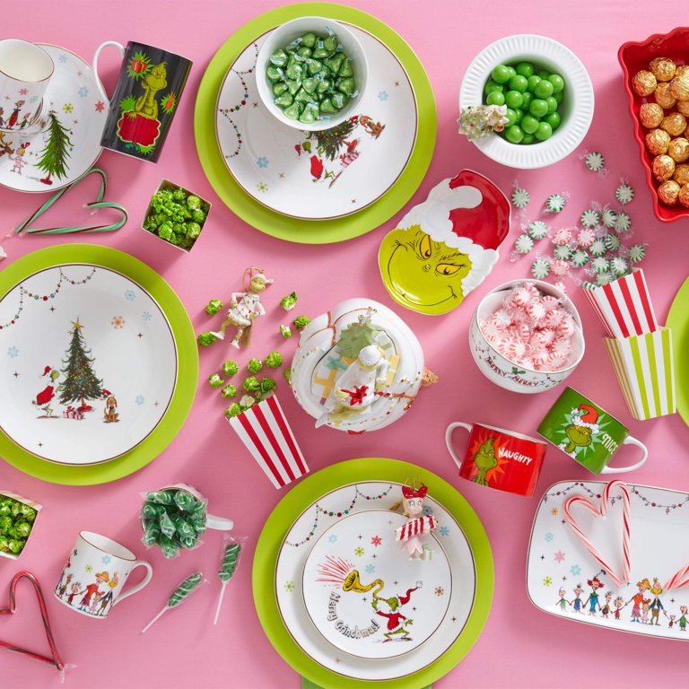 Merry Grinchmas 12-Piece Dinnerware Set - Walmart.com