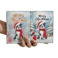 thumbnail image 3 of Merry Christmas Border Collie Enjoys Woofmas Winter Xmas Holiday Travel Passport Wallet Borders Dog Lovers Gifts Idea PU Leather Passport Holder Cover - 02022, 3 of 5