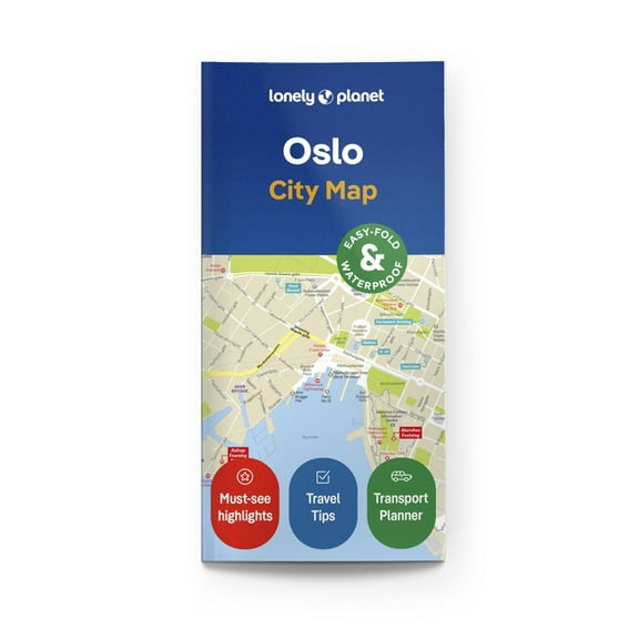 Compact City Planning Maps Lonely Planet Oslo City Map: Durable, Waterproof, Easy-Fold Planning Map with Attractions & Walking Tours, (Paperback)