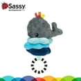thumbnail image 6 of Sassy Wavy Whale Jitter Stroller Toy 0 Months and up Sensory Pull Down with Vibrating Upward Motion Car Seat Toy, 6 of 7