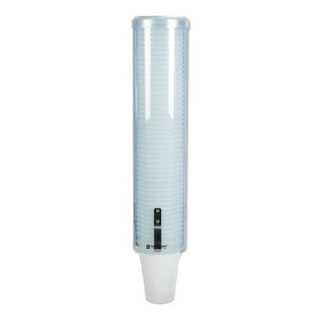 

San Jamar Large Pull-Type Water Cup Dispenser Translucent Blue