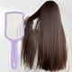 thumbnail image 5 of Cepillo desenredante profesional cómodo para peinar cabello largo, rizado y grueso Púrpura, 5 of 9