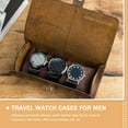 thumbnail image 4 of Raindrops Organizador De Relojes En Cuero Café Con Protección Para Uso Diario Y Viajes, 4 of 7