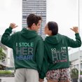 thumbnail image 1 of WILLBEST Polyester Hoodies for Men Couple Plus Thickened Back Letter Print Solid Color Plus Size Hoodie (Men's), 1 of 3