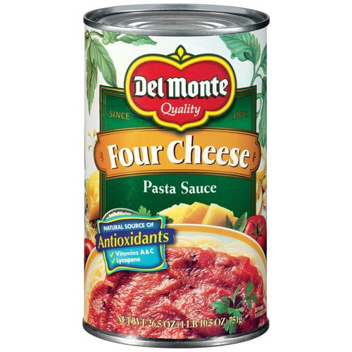Del Monte 4 Cheese Spaghetti Sauce Walmart Com Walmart Com