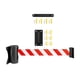 thumbnail image 4 of Barrera de cinturón retráctil para montaje en pared, barrera de precaución flexible multiusos para montaje en pared. 2 metros, 4 of 9