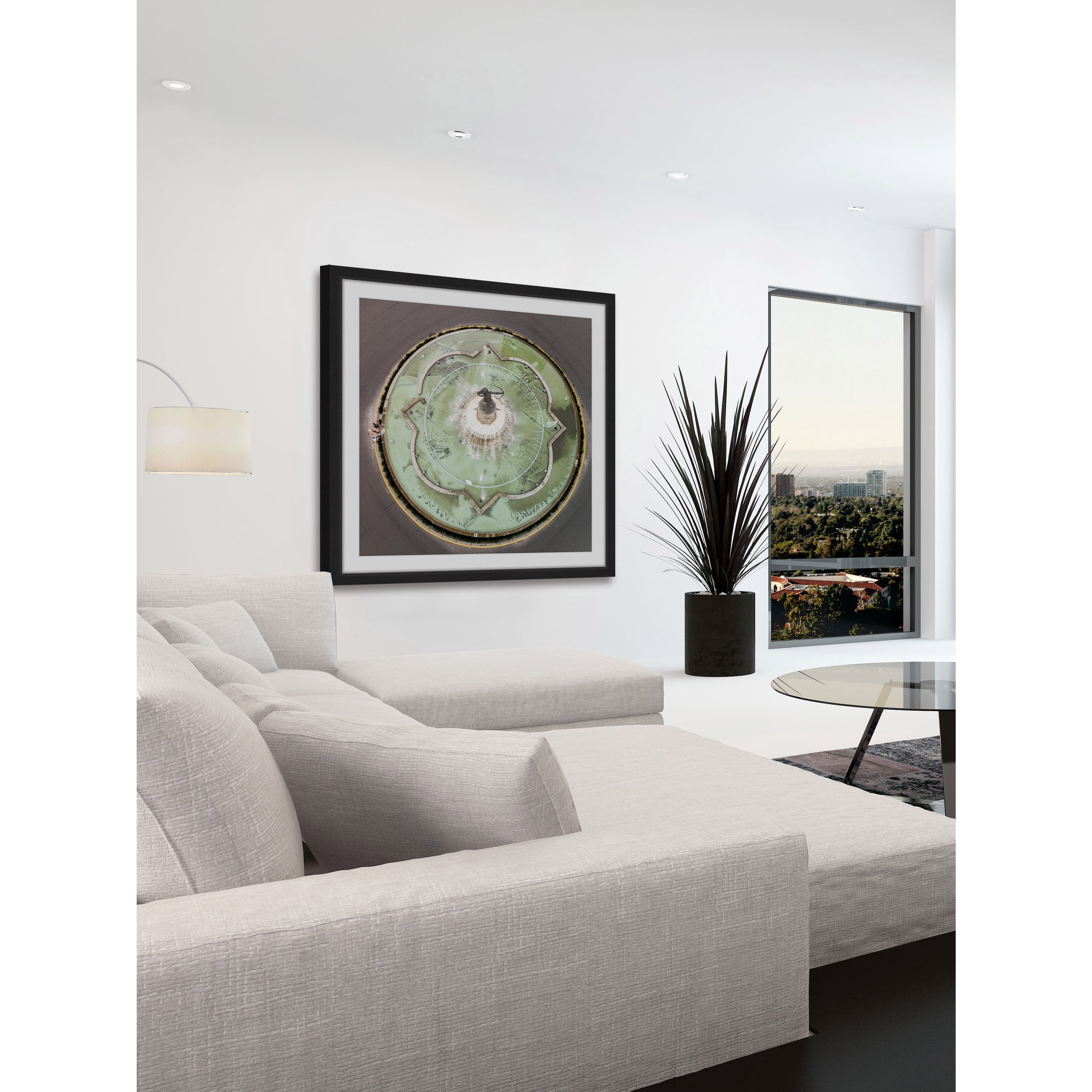 "Archer Statue" Framed Painting Print