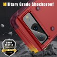 thumbnail image 4 of Designed for Google Pixel 8 Case, with Hidden Kickstand Military Grade Drop Protection Dustproof Hybrid Hard PC Kickstand Phone Case Cover for Men Women for Google Pixel 8, Red, 4 of 7
